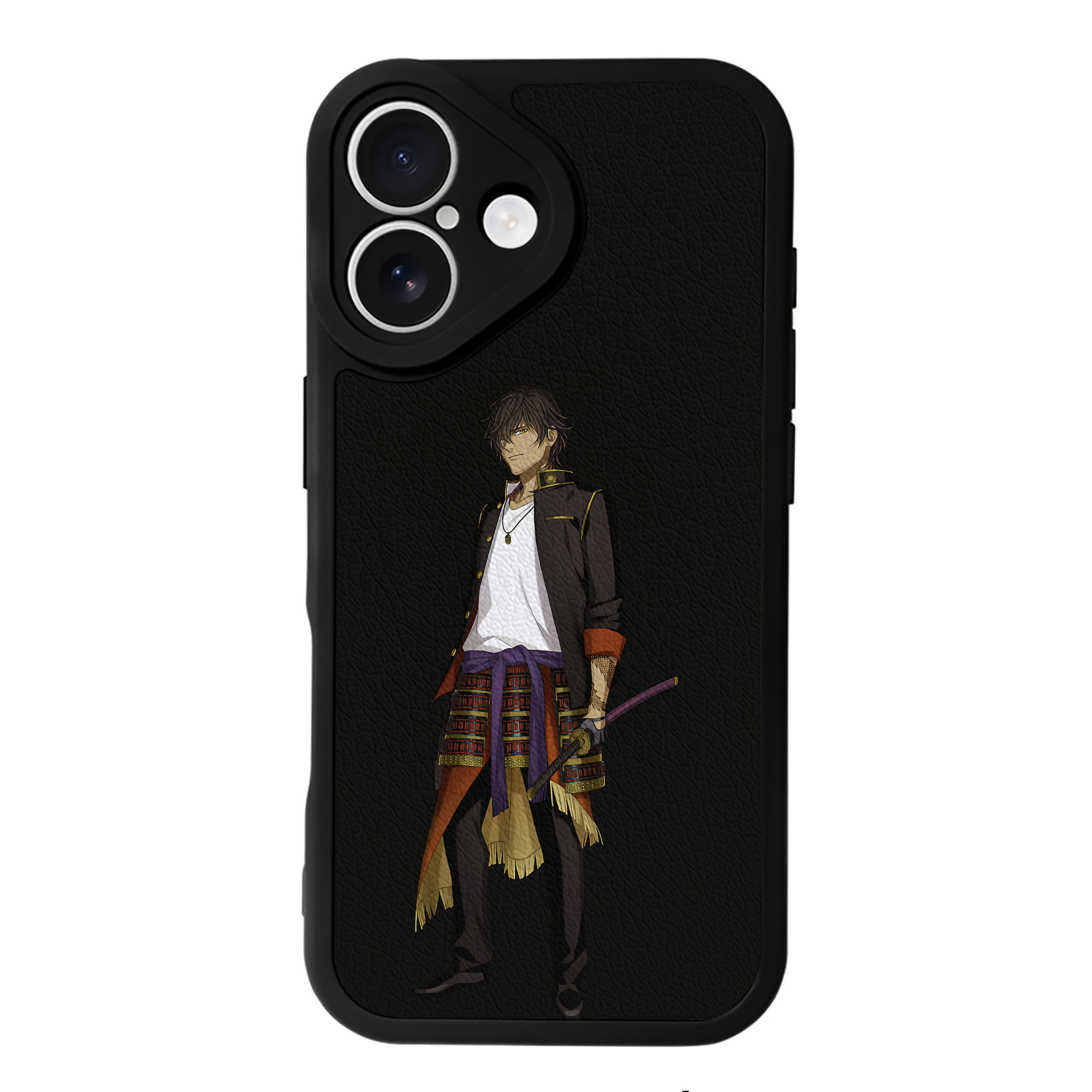 （画像用） 刀剣乱舞 Touken Ranbu 【iPhone 16シリーズ対応】シリコンスマホケース（レザー調） 材質：シリコン